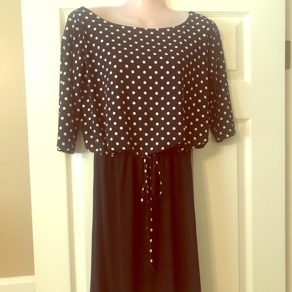 Forever 21 rockabilly dress size M polka dot